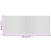 vidaXL Matto suorakaide ruskea 80x200 cm bambu