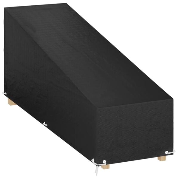 vidaXL Aurinkotuolin suojus 12 purjerengasta 200x65x35/60 cm PE