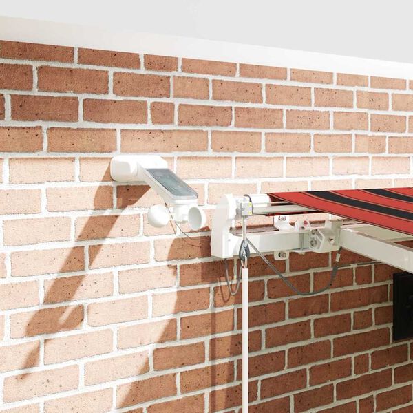 vidaXL Vetoutuva markiisi Oranssi ja ruskea 450 &times; 300 cm