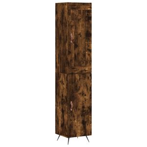 vidaXL Kaappi savutammi 34,5x34x180 cm tekninen puu