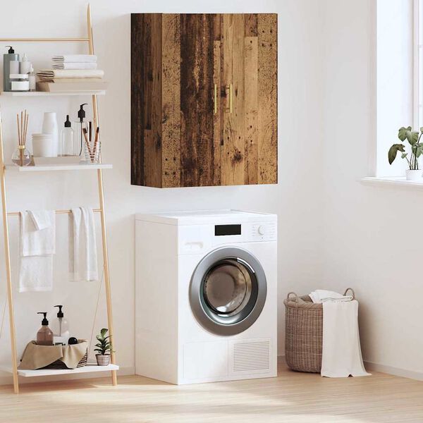 vidaXL Sein&auml;kaappi Vanha puu 69,5 x 34 x 90 cm Tekninen puu