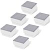 vidaXL LED Maavalaisimet 6 kpl 100x100x68 mm