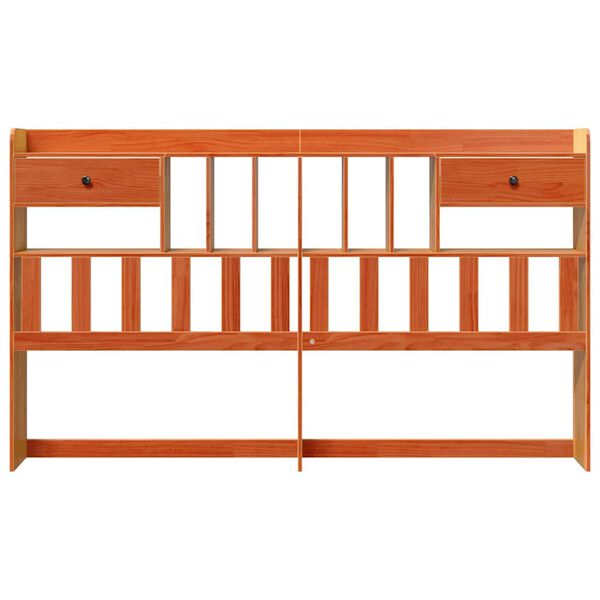 vidaXL S&auml;ngynp&auml;&auml;ty s&auml;ilytystilalla vahanruskea 200 cm t&auml;ysi m&auml;nty