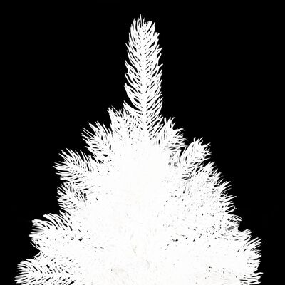 vidaXL Tekojoulukuusi esivalaistu valkoinen 240 cm