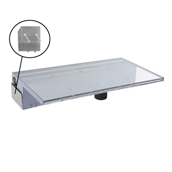 Ubbink Vesiputous Niagara LED 60 cm l&auml;pikuultava 7504609