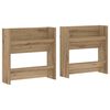 vidaXL Kenk&auml;kaappi 2 kpl 60 x 18 x 60 cm Tekninen puu Artisan tammi