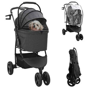 vidaXL K&auml;yt&auml;v&auml; lemmikkiratkaisu Musta 78 x 54 x 101 cm Polyesteri