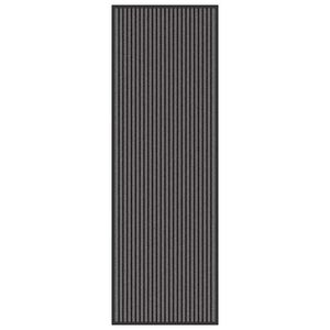 vidaXL Ovenmatto Musta 60 x 180 cm Polypropeeni