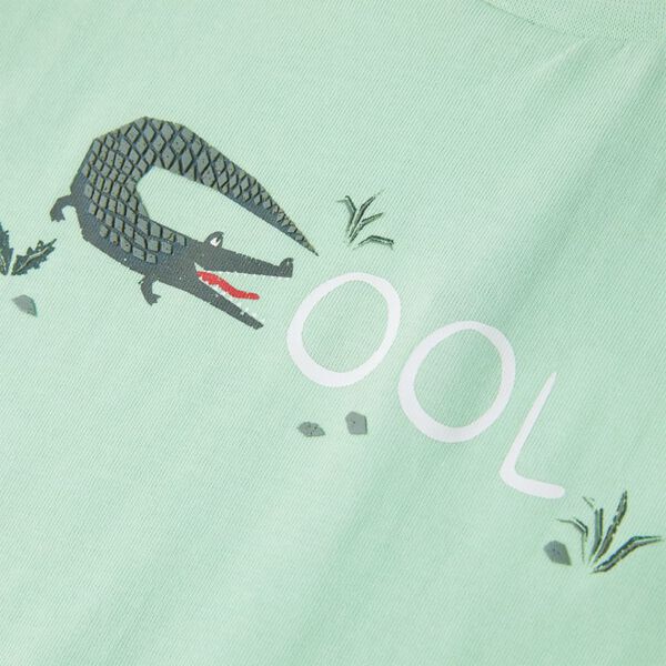 Lasten lyhythihainen T-paita vaaleanvihre&auml; 116