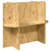 vidaXL Terraarion Perusta hyllyll&auml; Ruskea 60 x 30 x 50 cm OSB
