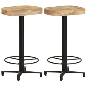 vidaXL Baarijakkarat 2 kpl 66 cm t&auml;ysi mangopuu