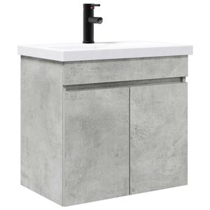 vidaXL Kylpyhuoneen kaappi hanalla Betoninharmaa 61 x 40 x 74,5 cm
