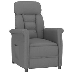 vidaXL Recliner-tuoli Tumma Harmaa Tummanharmaa 70.5 x 96.5 x 95 cm