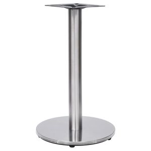 vidaXL Bistrop&ouml;yd&auml;n jalka hopeanv&auml;rinen &Oslash;45x72 cm ruostumaton ter&auml;s
