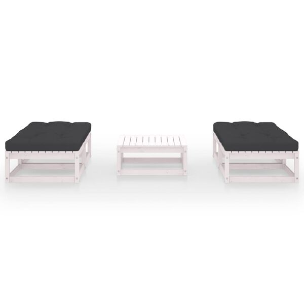 vidaXL 5-osainen Puutarhasohvasarja tyynyill&auml; t&auml;ysi m&auml;nty