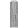 vidaXL Kirjahylly harmaa Sonoma 102x32x108 cm tekninen puu
