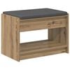 vidaXL Halli penkki Artisan Tammi 63 x 38 x 45 cm