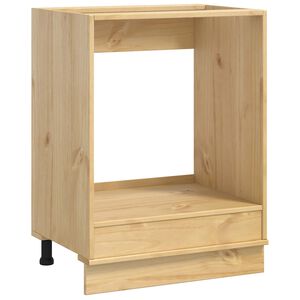 vidaXL Kaappi SKI Hunaja Ruskea 60 x 46 x 81 cm Massiivinen m&auml;nty