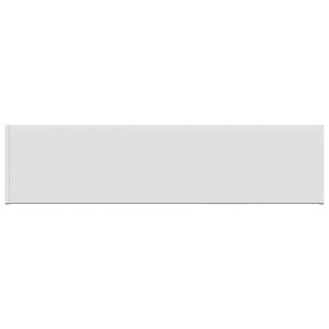 vidaXL Ikkunakynnys valkoinen 80 x 20 x 4,5 cm Polyvinyylikloridi