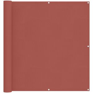 vidaXL Parvekkeen Verho Terrakotta 110 x 500 cm Oxford-kangas