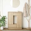 vidaXL Senkki laatikoilla ja ovilla Sonoma-tammi 73x31x90 cm
