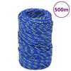 vidaXL Venek&ouml;ysi sininen 2 mm 500 m polypropeeni