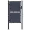 vidaXL Puutarhan portti ter&auml;s 100x175 cm antrasiitti