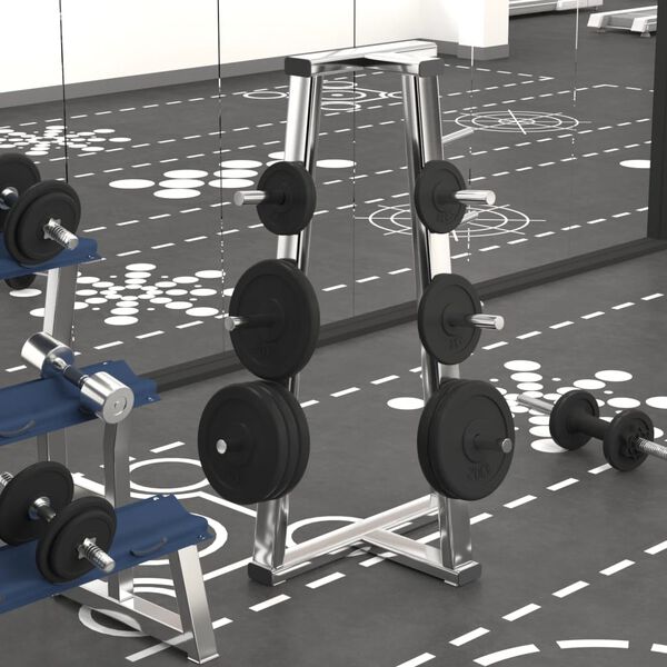 vidaXL Levypaino 20 kg valurauta