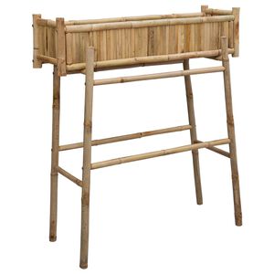 vidaXL Puutarhakukka s&auml;ilyttimell&auml; Luonnollinen 100 x 38 x 114 cm