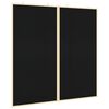 vidaXL Ilmoitustaulu Musta 100 x 100 x 1,4 cm T&auml;ysi m&auml;nty