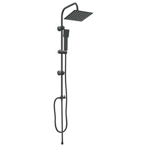 vidaXL Suihkupumppu Musta 47 x 20 x 95 cm Ruostumaton ter&auml;s