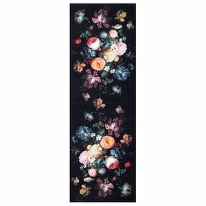 vidaXL Keitti&ouml;matto Musta 180 x 60 cm Sametti