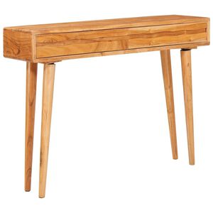 vidaXL Konsolip&ouml;yt&auml; Ruskea 110 x 30 x 80 cm Tihe&auml; akasiapuu