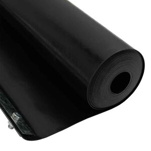 vidaXL Juurieste Musta 0,7 x 3 m Polyeteeni