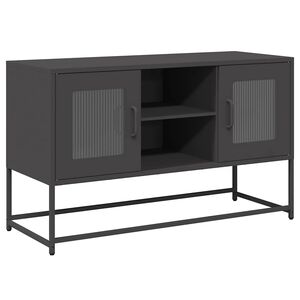 vidaXL TV-taso musta 100,5x39x60,5 cm ter&auml;s