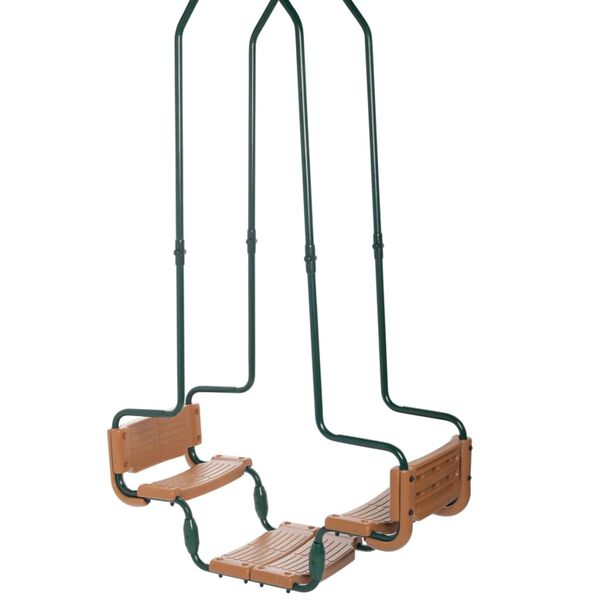 Swing King Kaksoiskeinu vihre&auml; ja ruskea neli&ouml;koukku 2521138