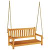 vidaXL Puutarhakeinu 2 -Seater 110 x 56 x 58,5 cm Tihe&auml; akasiapuu