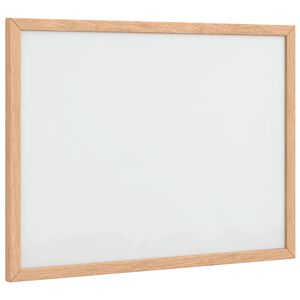 vidaXL Magneettinen valkotaulu massiivim&auml;ntypuukehyksell&auml; 40x30 cm