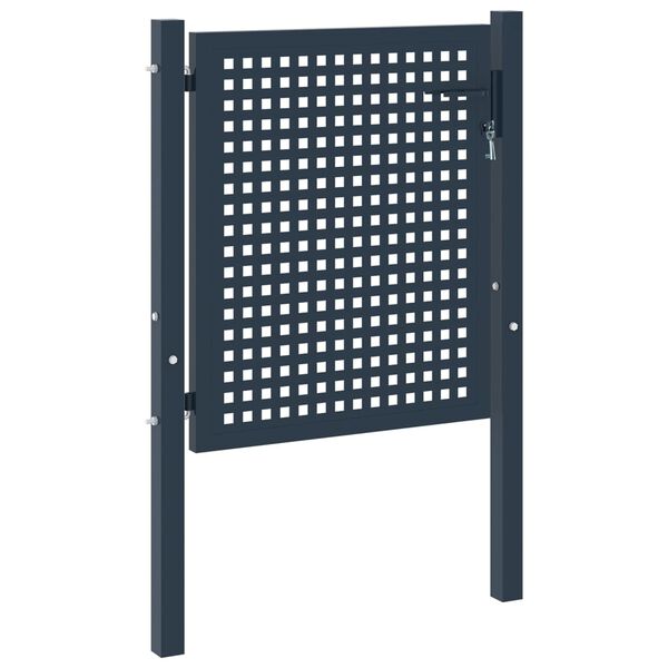 vidaXL Aitaportti antrasiitti 102x75 cm ter&auml;s