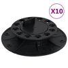 vidaXL S&auml;&auml;dett&auml;v&auml;t terassin jalat 10 kpl 25&ndash;40 mm