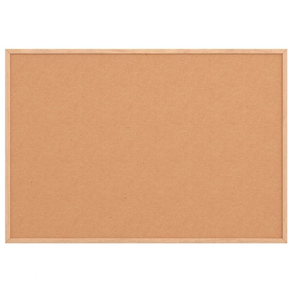 vidaXL Korkkitaulu t&auml;ysm&auml;ntypuisella kehyksell&auml; 80x55 cm