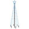 vidaXL Joulukuusi piikill&auml; 108 sinist&auml; LED-valoa 180 cm