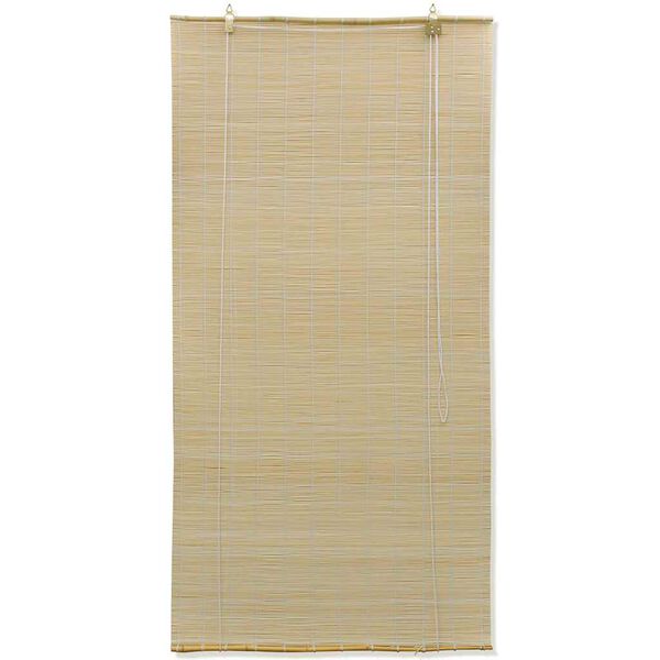 vidaXL Luonnolliset bambu rullaverhot 80 x 160 cm
