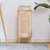 vidaXL kaapin ovi s&auml;leikk&ouml; Design 61,5x29,5 cm massiivipuu m&auml;nty