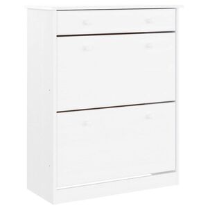 vidaXL Kenk&auml;kaappi ALTA valkoinen 77x35x96 cm t&auml;ysi m&auml;nty