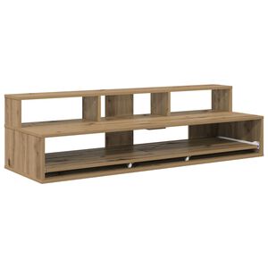 vidaXL Studio ty&ouml;p&ouml;yt&auml; Artisaanitammi 130 x 42,5 x 36 cm Tekninen puu