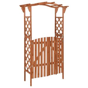 vidaXL Pergola portilla 116x40x204 cm t&auml;ysi kuusi