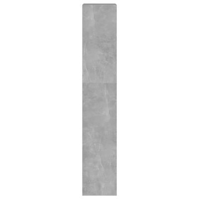 vidaXL Kirjahylly/tilanjakaja betoninharmaa 40x30x166 cm