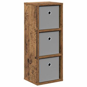 vidaXL Sivup&ouml;yt&auml; laatikon kanssa Vanha puu 25,5 x 22 x 69,5 cm