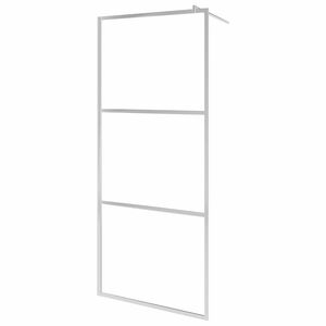 vidaXL Walk-in suihkun sein&auml;ke huurrutettu ESG-lasi 80x195 cm